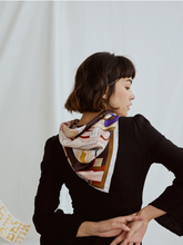 Load image into Gallery viewer, &quot;the Kiss&quot; Bandana Silk Scarf
