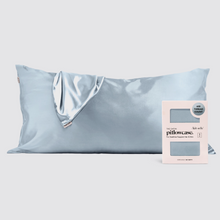 Load image into Gallery viewer, King Satin Pillowcase - Haze Blue
